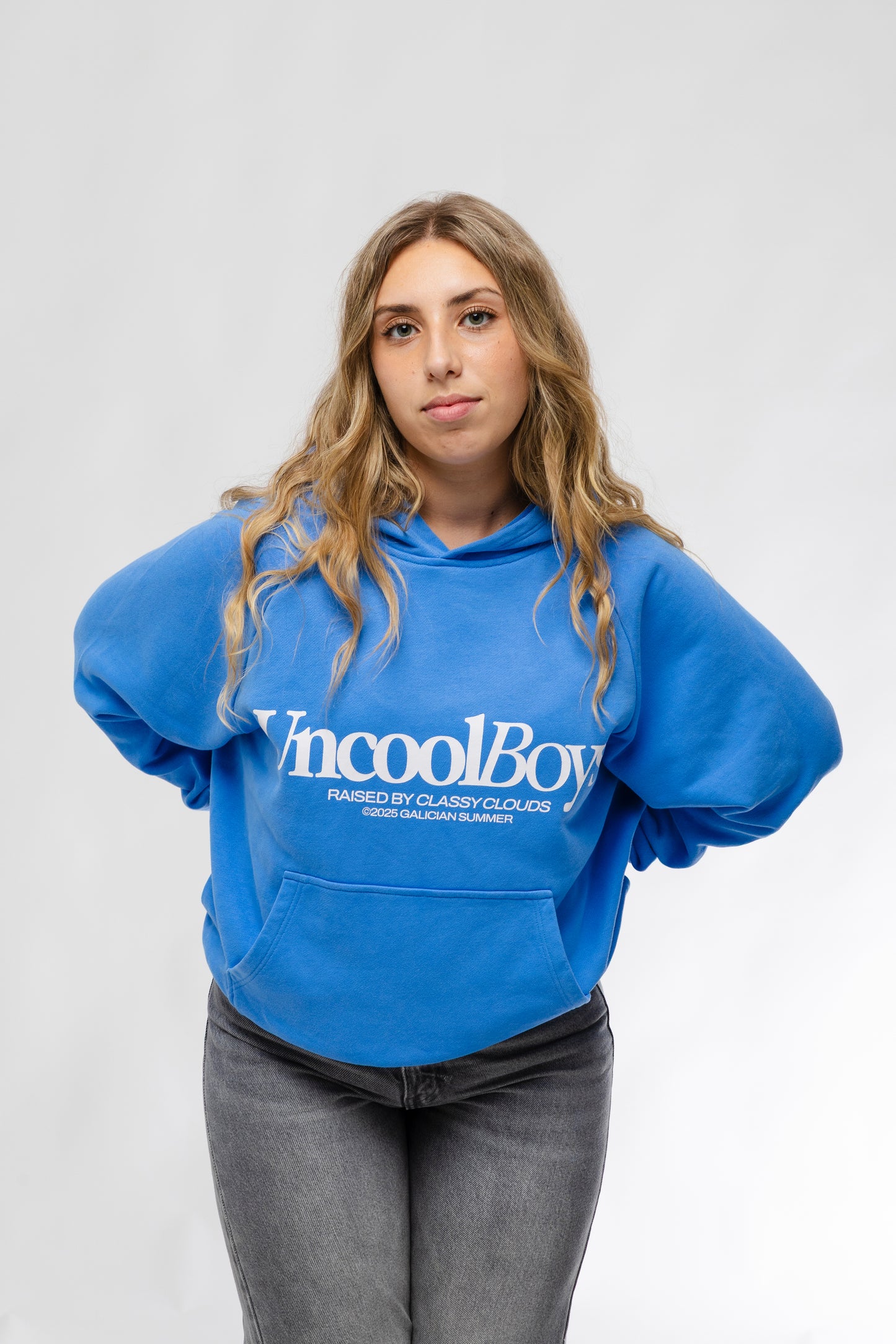 SUDADERA UNCOOLBOYS AZUL