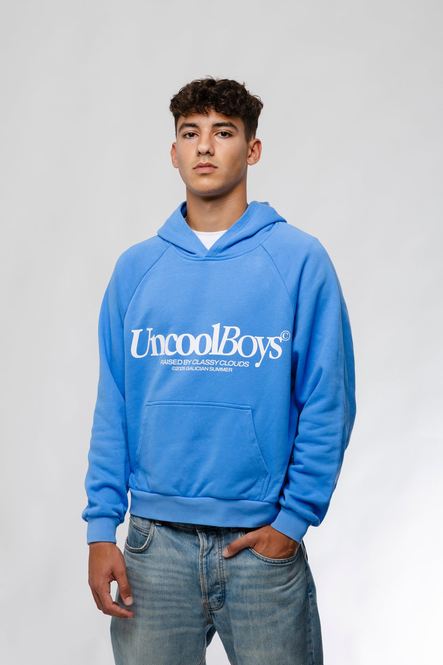 SUDADERA UNCOOLBOYS AZUL